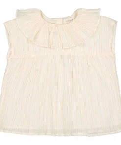 Promo 🌟 Opade Lurex Blouse Ecru Louis Louise Fashion Children 🛒