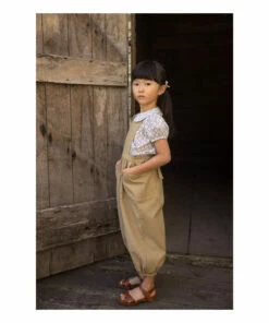 Hot Sale 🎉 Opal Overalls Nude beige Soor Ploom Fashion Children ❤️ -Outlet Kids' Fashion Store opal overallsopal overalls nude beige soor ploom fashion children 2
