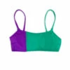 Outlet 😍 Organic Bicolour Bralette 👙 Bikini Top Green Miska Paris Fashion Teen, Children 🔥