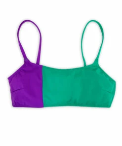 Outlet ๐ Organic Bicolour Bralette ๐ Bikini Top Green Miska Paris Fashion Teen, Children ๐ฅ