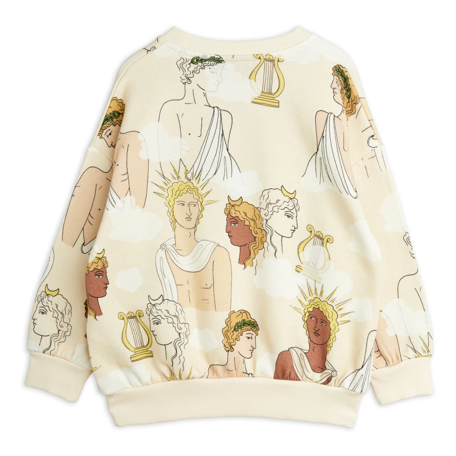 Cheap 🤩 Organic Cotton Apollo Sweatshirt Ecru Mini Rodini Fashion Baby, Children 💯 3 Cheap 🤩 Organic Cotton Apollo Sweatshirt Ecru Mini Rodini Fashion Baby, Children 💯 - Image 3