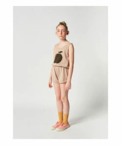 Deals 😍 Organic Cotton Apple Playsuit - Iconic Collection - Beige Bobo Choses Fashion Children 🤩 -Outlet Kids' Fashion Store organic cotton apple playsuit iconic collection organic cotton apple playsuit iconic collection beige bobo choses fashion children 3