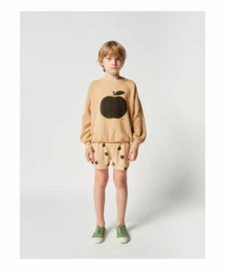 Outlet ✨ Organic Cotton Apple Shorts - Iconic Collection - Yellow Bobo Choses Fashion Children 🤩 -Outlet Kids' Fashion Store organic cotton apple shorts iconic collection organic cotton apple shorts iconic collection yellow bobo choses fashion children 2