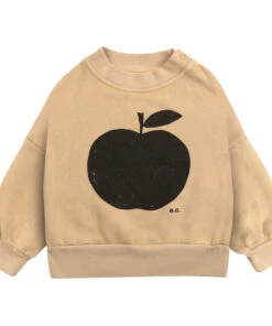 Wholesale 👏 Organic Cotton Apple Sweatshirt - Iconic Collection - Yellow Bobo Choses Fashion Baby, Children 👏