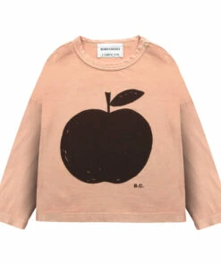 Top 10 😀 Organic Cotton Apple T-Shirt - Iconic Collection - Apricot Bobo Choses Fashion Baby, Children 👍