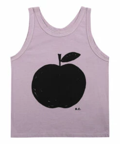 Brand new 🎉 Organic Cotton Apple Tank Top - Iconic Collection - Mauve Bobo Choses Fashion Children 🔥
