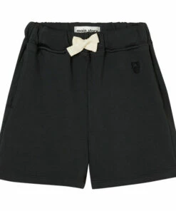 Promo ✨ Organic Cotton Baggy Shorts Black Main Story Fashion Teen, Children ⭐