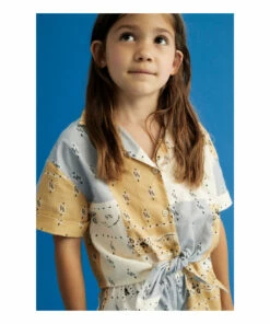 Deals 🌟 Organic Cotton Bandana Blouse White the new society Fashion Teen, Children 👍 -Outlet Kids' Fashion Store organic cotton bandana blouse white the new society fashion teen children 2