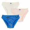 Wholesale 😍 Organic Cotton Bandana Briefs - Set of 3 Blue Petit Bateau Fashion Children 🌟