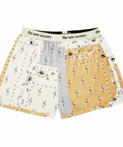 Best Pirce ⭐ Organic Cotton Bandana Shorts White the new society Fashion Teen, Children 🛒