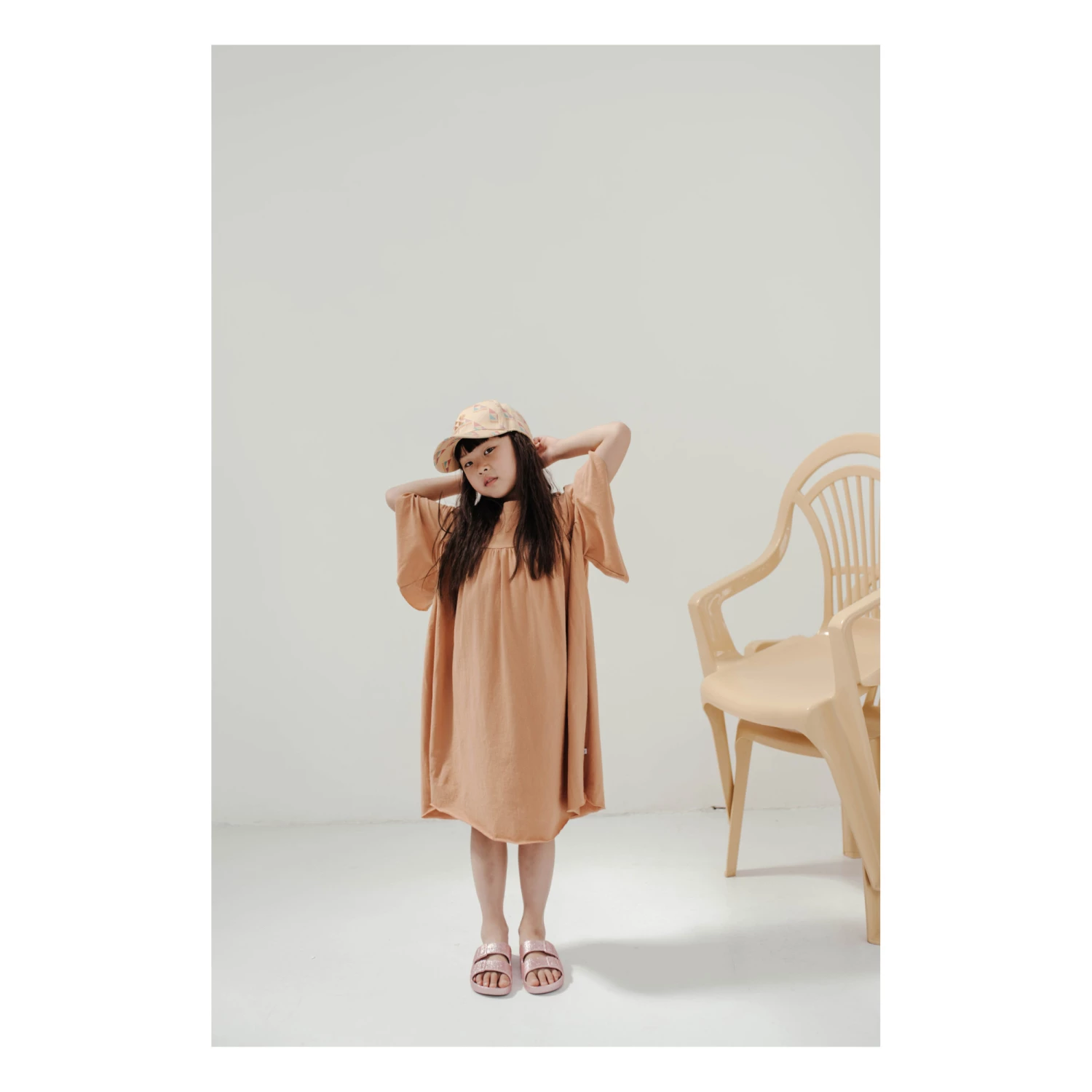 Hot Sale ๐ Organic Cotton Bat ๐ Dress Orange Repose AMS Fashion Teen, Children ๐คฉ 4 Hot Sale ๐ Organic Cotton Bat ๐ Dress Orange Repose AMS Fashion Teen, Children ๐คฉ - Image 4