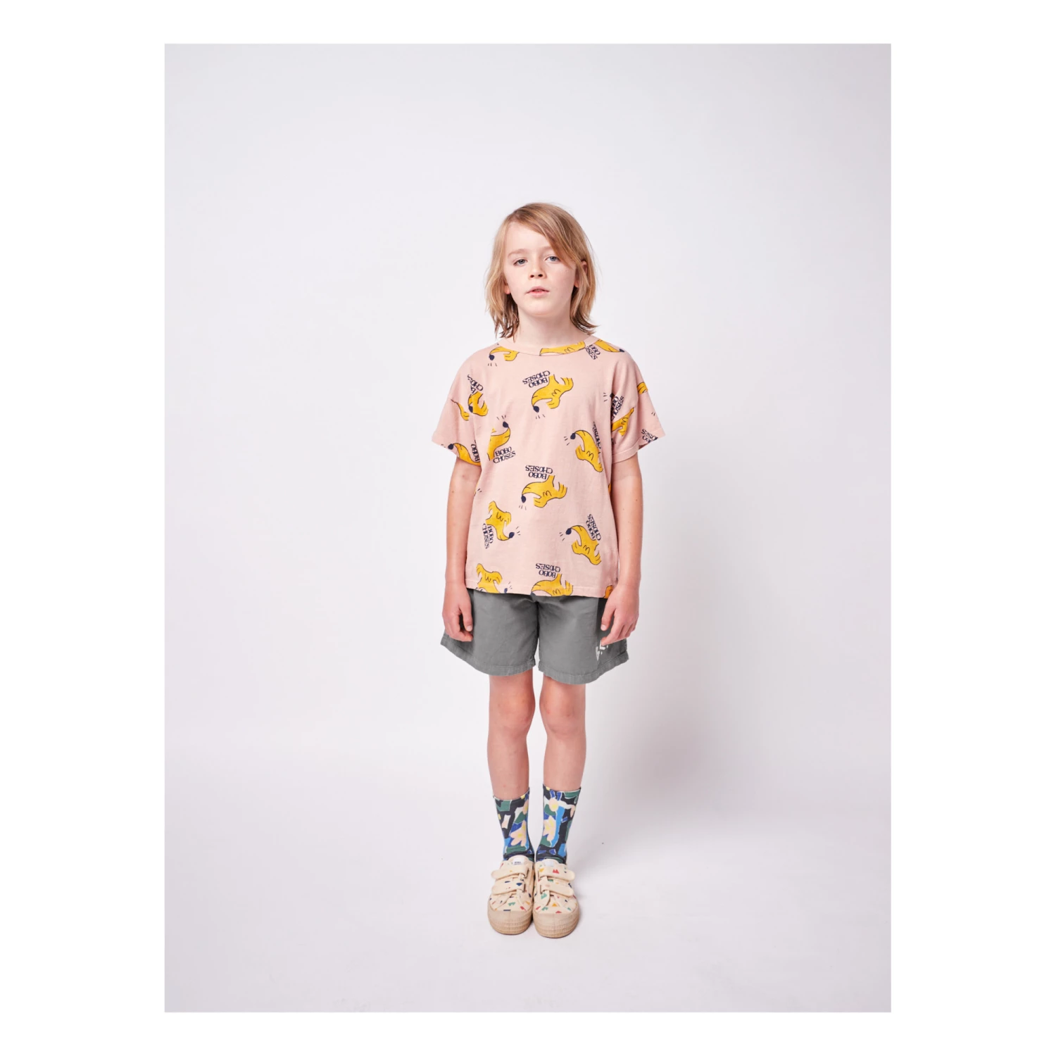 Brand new 💯 Organic Cotton Bermuda Shorts Grey Bobo Choses Fashion Children 🎁 2 Brand new 💯 Organic Cotton Bermuda Shorts Grey Bobo Choses Fashion Children 🎁 - Image 2