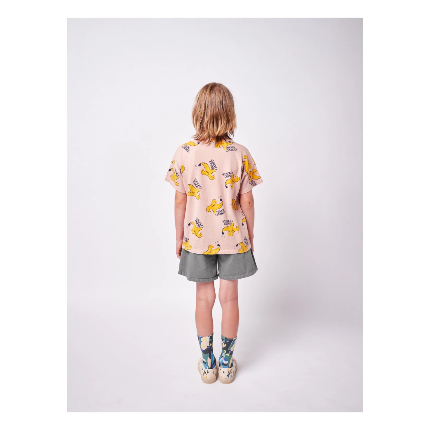 Brand new 💯 Organic Cotton Bermuda Shorts Grey Bobo Choses Fashion Children 🎁 4 Brand new 💯 Organic Cotton Bermuda Shorts Grey Bobo Choses Fashion Children 🎁 - Image 4