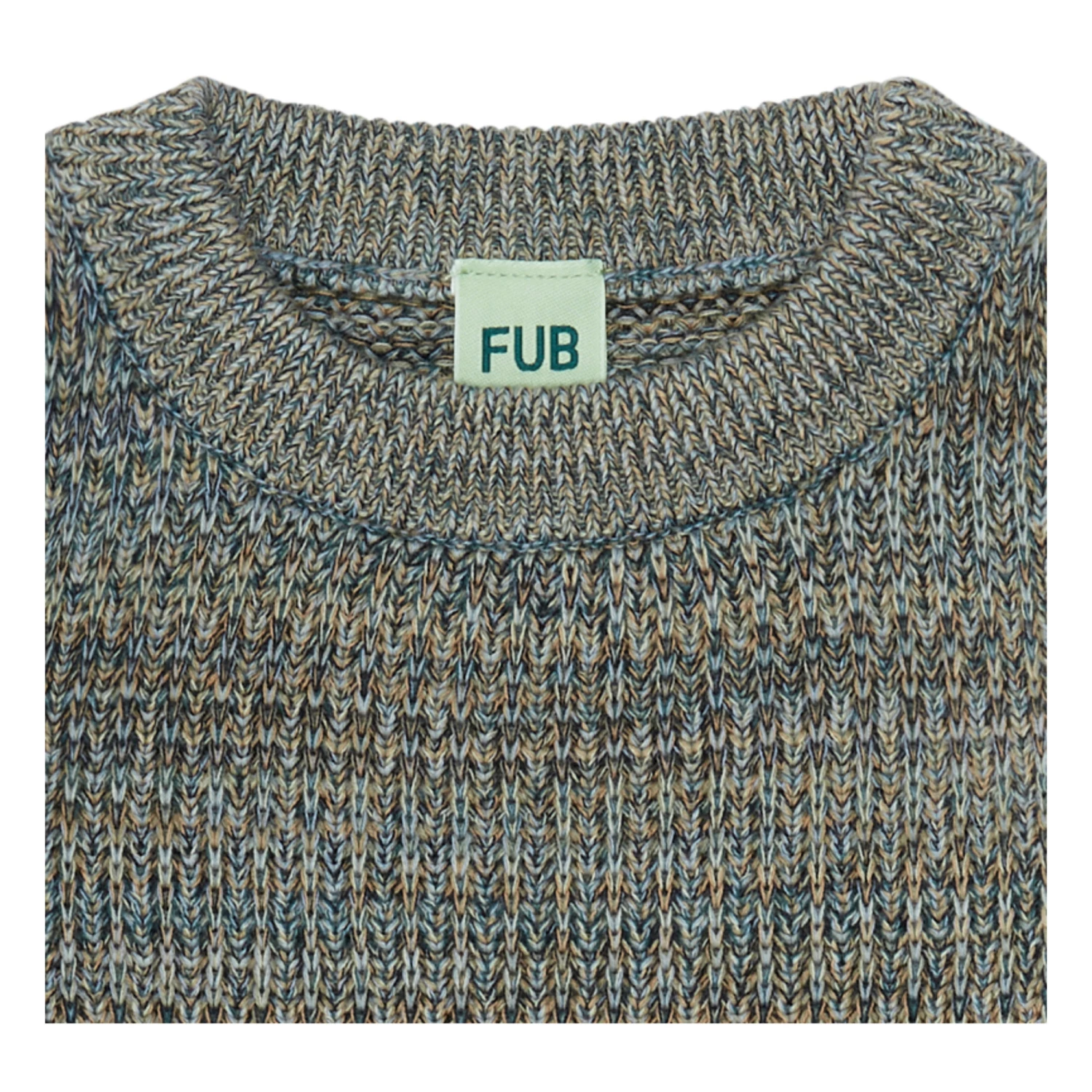 Outlet ❤️ Organic Cotton Blend Jumper Grey-green FUB Fashion Children 🎁 3 Outlet ❤️ Organic Cotton Blend Jumper Grey-green FUB Fashion Children 🎁 - Image 3