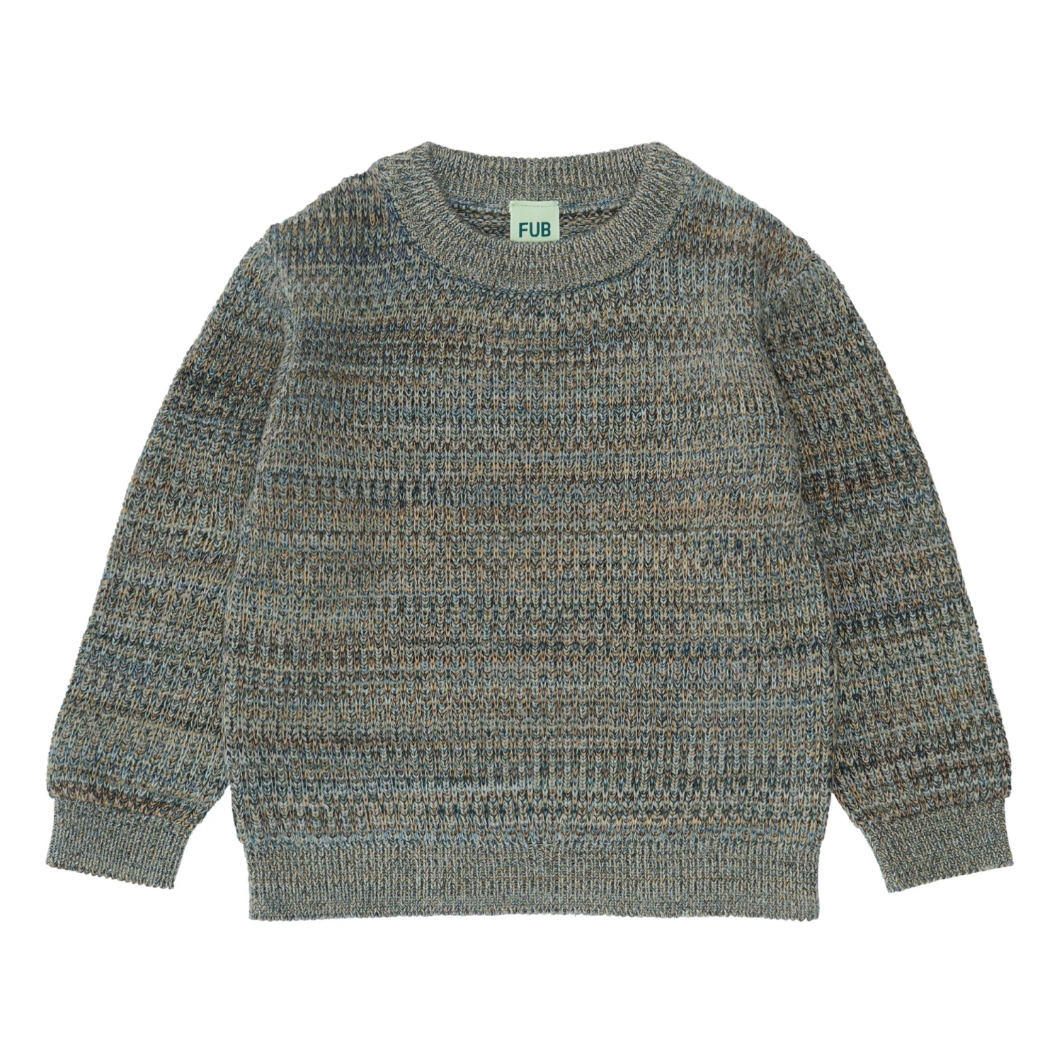 Outlet ❤️ Organic Cotton Blend Jumper Grey-green FUB Fashion Children 🎁 1 Outlet ❤️ Organic Cotton Blend Jumper Grey-green FUB Fashion Children 🎁