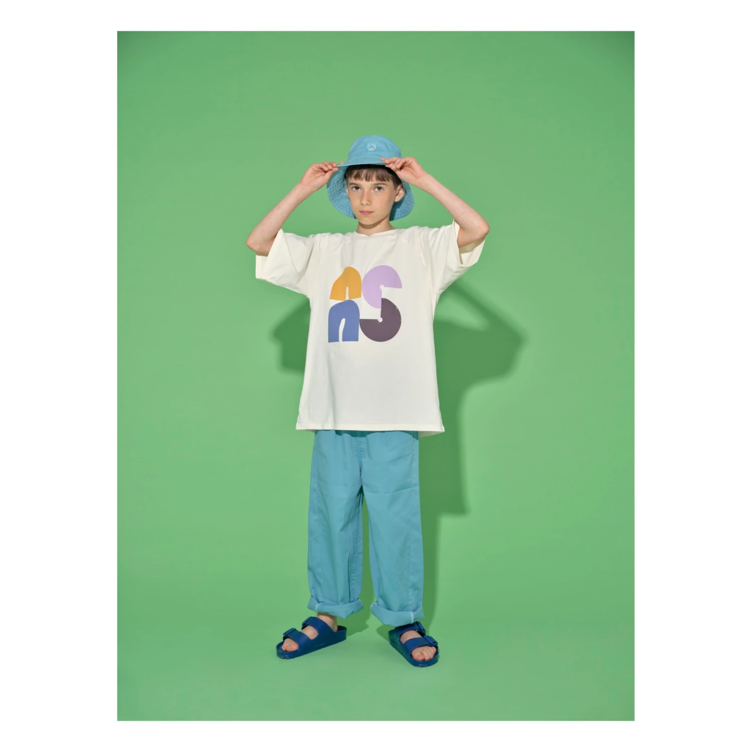 Best deal 😀 Organic Cotton Bucket Hat Light Blue Main Story Fashion Teen, Children 🔥 2 Best deal 😀 Organic Cotton Bucket Hat Light Blue Main Story Fashion Teen, Children 🔥 - Image 2