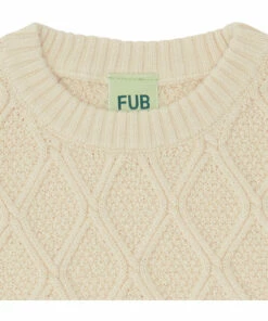 Wholesale 🌟 Organic Cotton Cardigan Ecru FUB Fashion Children ✔️ -Outlet Kids' Fashion Store organic cotton cardigan ecru fub fashion children 2