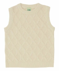 Wholesale 🌟 Organic Cotton Cardigan Ecru FUB Fashion Children ✔️