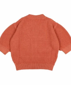 Best Sale ✔️ Organic Cotton Cardigan Terracotta B&uacute;ho Fashion Children 🔥 -Outlet Kids' Fashion Store organic cotton cardigan terracotta b uacute ho fashion children 2