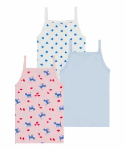 Top 10 โค๏ธ Organic Cotton Cat Tank Tops - Set of 3 Pink Petit Bateau Fashion Children ๐ 5 Top 10 โค๏ธ Organic Cotton Cat Tank Tops - Set of 3 Pink Petit Bateau Fashion Children ๐ -Outlet Kids' Fashion Store organic cotton cat tank tops set of 3 pink petit bateau fashion children 2