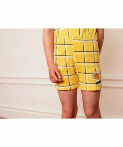 Hot Sale 💯 Organic Cotton Checked Shorts Yellow Mini Rodini Fashion Baby, Children ⌛ -Outlet Kids' Fashion Store organic cotton checked shorts yellow mini rodini fashion baby children 1