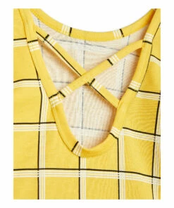 Cheapest 🔥 Organic Cotton Checked T-shirt Yellow Mini Rodini Fashion Children 👍 -Outlet Kids' Fashion Store organic cotton checked t shirt yellow mini rodini fashion children 2