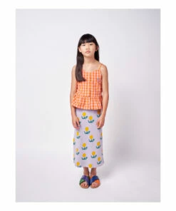 Best deal ⌛ Organic Cotton Checked Top Orange Bobo Choses Fashion Children 🔔 -Outlet Kids' Fashion Store organic cotton checked top orange bobo choses fashion children 3