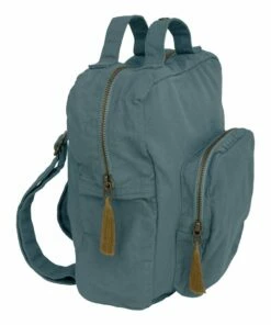 Flash Sale โ Organic Cotton Children's Backpack Ice Blue S032 Numero 74 Fashion Children โ