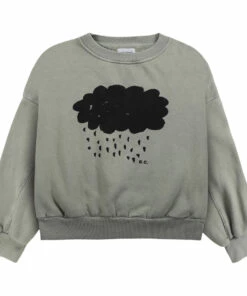 Buy ⌛ Organic Cotton Cloud Sweatshirt - Iconic Collection - Sage Bobo Choses Fashion Children ⌛