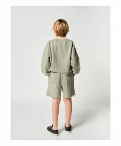 Buy ⌛ Organic Cotton Cloud Sweatshirt - Iconic Collection - Sage Bobo Choses Fashion Children ⌛ -Outlet Kids' Fashion Store organic cotton cloud sweatshirt iconic collection organic cotton cloud sweatshirt iconic collection sage bobo choses fashion children 3