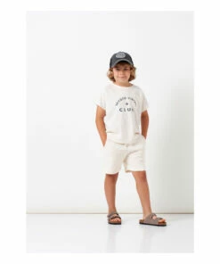 Wholesale ⭐ Organic Cotton Club T-shirt Ecru Tocoto Vintage Fashion Children ⭐ -Outlet Kids' Fashion Store organic cotton club t shirt ecru tocoto vintage fashion children 2