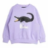 Buy ⌛ Organic Cotton Crocodile Sweatshirt Purple Mini Rodini Fashion Baby, Children ❤️