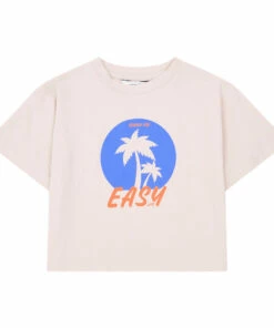 Cheap ⌛ Organic Cotton Cropped T-shirt Pale pink Hundred Pieces Fashion Teen, Children 😀