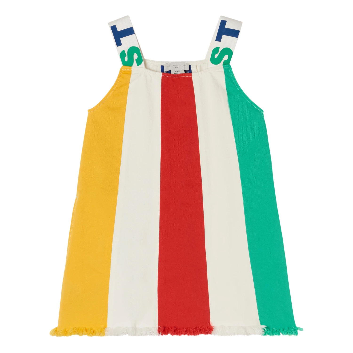 Brand new ๐ Organic Cotton Denim Colourblock ๐ Dress White Stella McCartney Kids Fashion Teen, Children โ๏ธ 1 Brand new ๐ Organic Cotton Denim Colourblock ๐ Dress White Stella McCartney Kids Fashion Teen, Children โ๏ธ