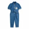 Wholesale 💯 Organic Cotton Denim Overalls Blue Mini Rodini Fashion Children 🛒