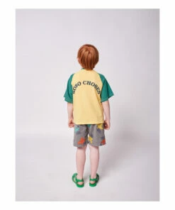 Promo 🧨 Organic Cotton 🐕 Dog Bermuda Shorts Grey Bobo Choses Fashion Children 🛒 -Outlet Kids' Fashion Store organic cotton dog bermuda shorts grey bobo choses fashion children 3