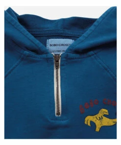 Best Pirce 🧨 Organic Cotton 🐕 Dog Hoodie Midnight blue Bobo Choses Fashion Children 👍 -Outlet Kids' Fashion Store organic cotton dog hoodie midnight blue bobo choses fashion children 4