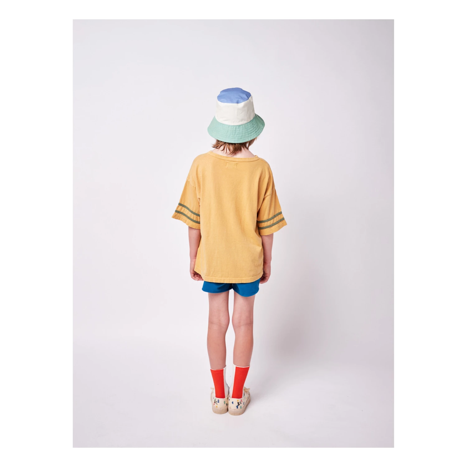 New 🎉 Organic Cotton 🦮 Dog Logo T-shirt Ochre Bobo Choses Fashion Children 🔥 4 New 🎉 Organic Cotton 🦮 Dog Logo T-shirt Ochre Bobo Choses Fashion Children 🔥 - Image 4