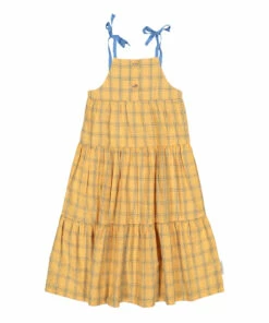 Cheapest 🔔 Organic Cotton 👗 Dress Orange Piupiuchick Fashion Teen, Children 👏