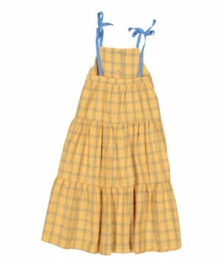 Cheapest 🔔 Organic Cotton 👗 Dress Orange Piupiuchick Fashion Teen, Children 👏 -Outlet Kids' Fashion Store organic cotton dress orange piupiuchick fashion teen children 3