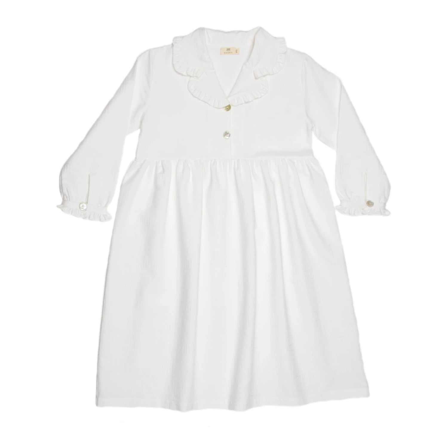 Buy ๐ Organic Cotton ๐ Dress White Suuky Fashion Children ๐ 1 Buy ๐ Organic Cotton ๐ Dress White Suuky Fashion Children ๐