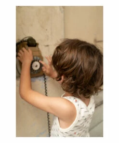 Wholesale ❤️ Organic Cotton Fish Tank Top Ecru Emile et Ida Fashion Children 😀 -Outlet Kids' Fashion Store organic cotton fish tank top ecru emile et ida fashion children 3