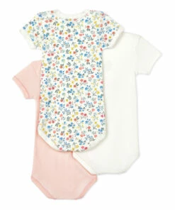 Best Pirce ๐ Organic Cotton Floral Baby Bodysuits - Set of 3 White Petit Bateau Fashion Baby, Children ๐ 5 Best Pirce ๐ Organic Cotton Floral Baby Bodysuits - Set of 3 White Petit Bateau Fashion Baby, Children ๐ -Outlet Kids' Fashion Store organic cotton floral baby bodysuits set of 3 white petit bateau fashion baby children 2