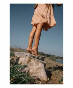 Promo 😀 Organic Cotton Floral 👗 Dress Dusty Pink Búho Fashion Children ⌛ -Outlet Kids' Fashion Store organic cotton floral dress dusty pink b uacute ho fashion children 2