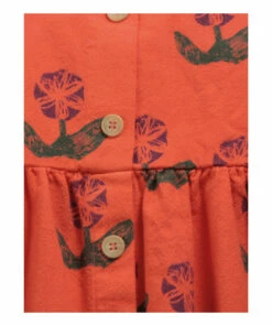 Best deal ⭐ Organic Cotton Floral 👗 Dress Red Bobo Choses Fashion Children 👏 -Outlet Kids' Fashion Store organic cotton floral dress red bobo choses fashion children 3