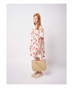 Best deal ✔️ Organic Cotton Flower 👗 Dress Ecru Bobo Choses Fashion Children 😀 -Outlet Kids' Fashion Store organic cotton flower dress ecru bobo choses fashion children 2