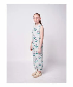 Brand new ✔️ Organic Cotton Flower Jumpsuit Green water Bobo Choses Fashion Children ✔️ -Outlet Kids' Fashion Store organic cotton flower jumpsuit green water bobo choses fashion children 2