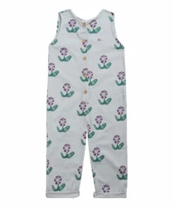 Brand new ✔️ Organic Cotton Flower Jumpsuit Green water Bobo Choses Fashion Children ✔️