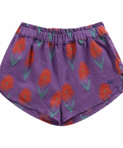 Best reviews of 🔥 Organic Cotton Flower Shorts Purple Bobo Choses Fashion Children 🤩