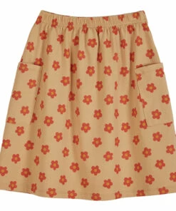 Deals 😍 Organic Cotton Flower Skirt Beige Emile et Ida Fashion Children 😍